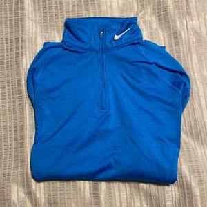 Blue Nike Therma Fit Quarter Zip